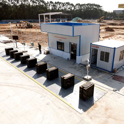 Báscula de 50 toneladas da estrutura 3x15m OIML Digitas do feixe de U